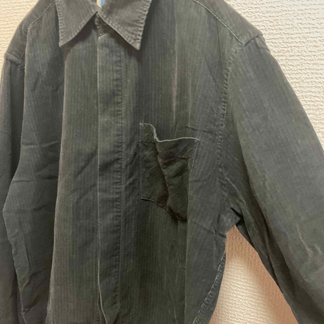 EASTBOY(イーストボーイ)のワークラベル　イーストボーイメン　シャツ　ブラック　長袖　M メンズのトップス(シャツ)の商品写真