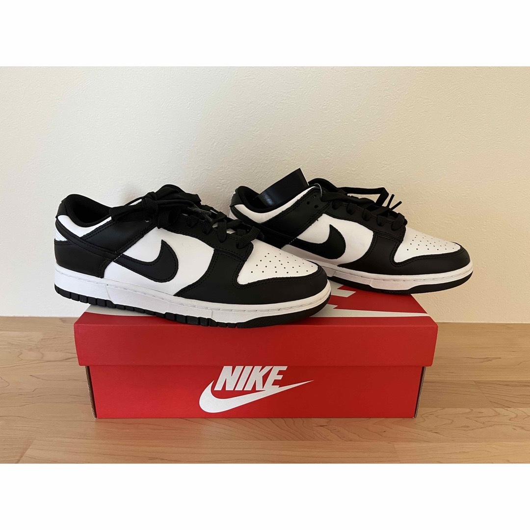 NIKE DUNK LOW RETRO WHITE/BLACK 27cm