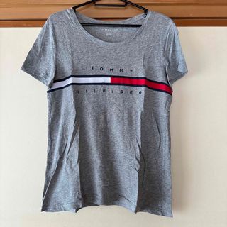 トミーヒルフィガー(TOMMY HILFIGER)のトミーヒルフィガー TOMMY HILFIGER Tシャツ トップス グレー S(Tシャツ(半袖/袖なし))