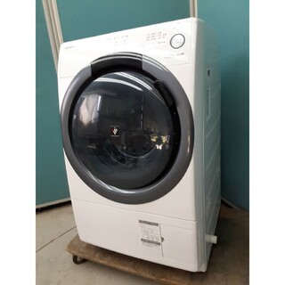 シャープ(SHARP)の2020年製造　マンションサイズ　シャープドラム式洗濯乾燥機7kg/3.5kg(洗濯機)