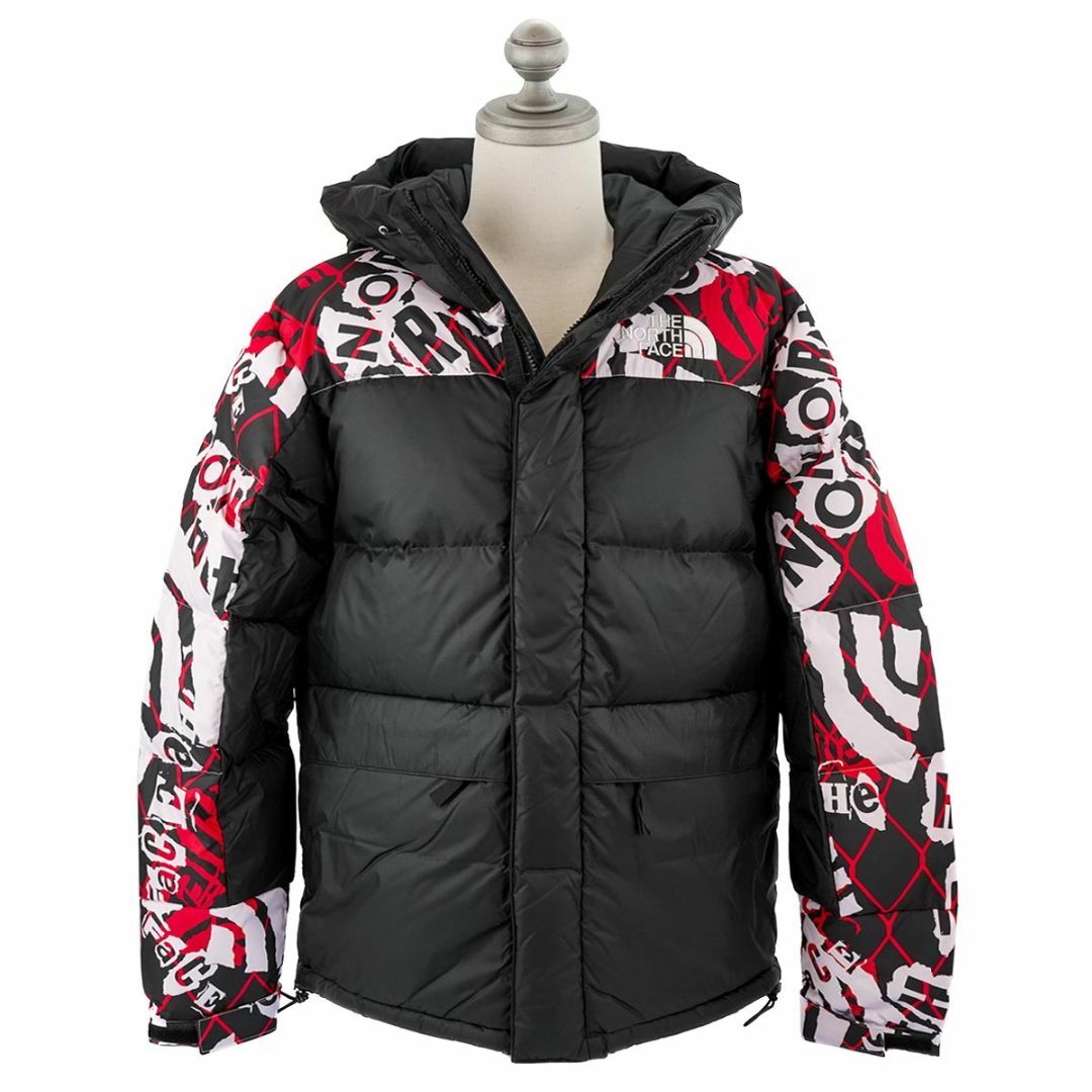 THE NORTH FACE ダウンジャケット NF0A5J1J PRINTED HMLYN DOWN PARKA 99A ブラック×マルチカラー Mサイズメンズ