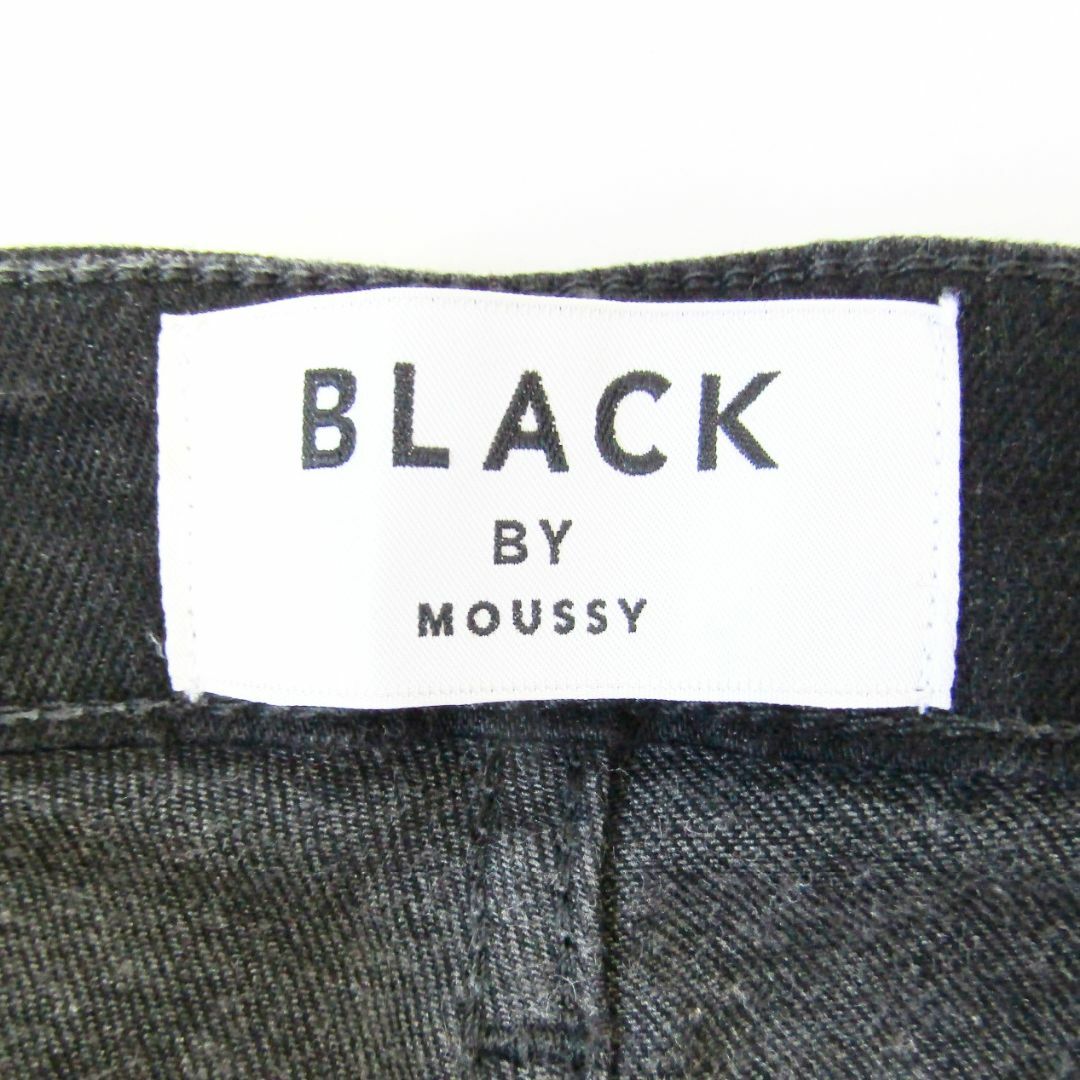 BLACK by moussy(ブラックバイマウジー)のブラックバイマウジー▼ストレッチスキニーブラックデニム▼23▼ウエスト約65cm レディースのパンツ(デニム/ジーンズ)の商品写真