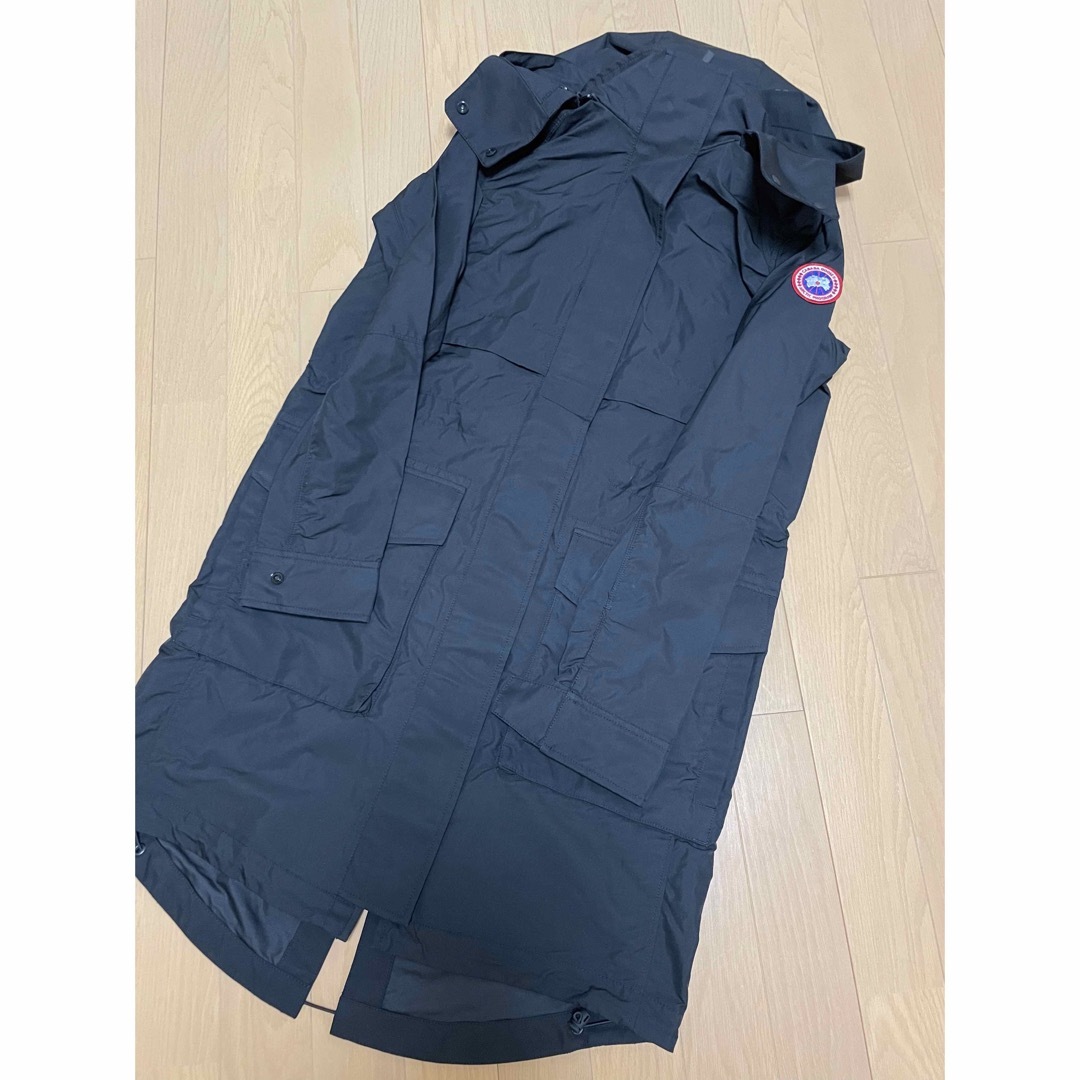 CANADA GOOSE(カナダグース)のレア！カナダグース　コート　S（M）BK 正規店購入　美品 レディースのジャケット/アウター(ロングコート)の商品写真