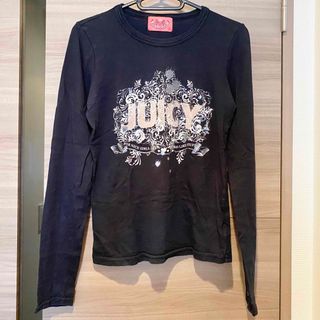 ジューシークチュール(Juicy Couture)のジューシークチュール★JuicyCouture★カットソー★長袖★ブラック★P(カットソー(半袖/袖なし))