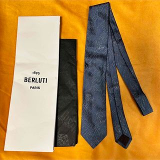 ベルルッティ(Berluti)のベルルッティ シルク スクリット タイ(ネクタイ)