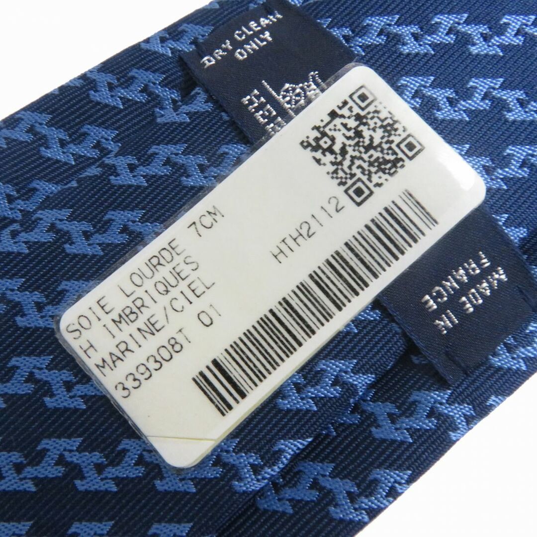 Hermes - 未使用品△HERMES エルメス 339308T 01 ヘヴィシルクタイ H