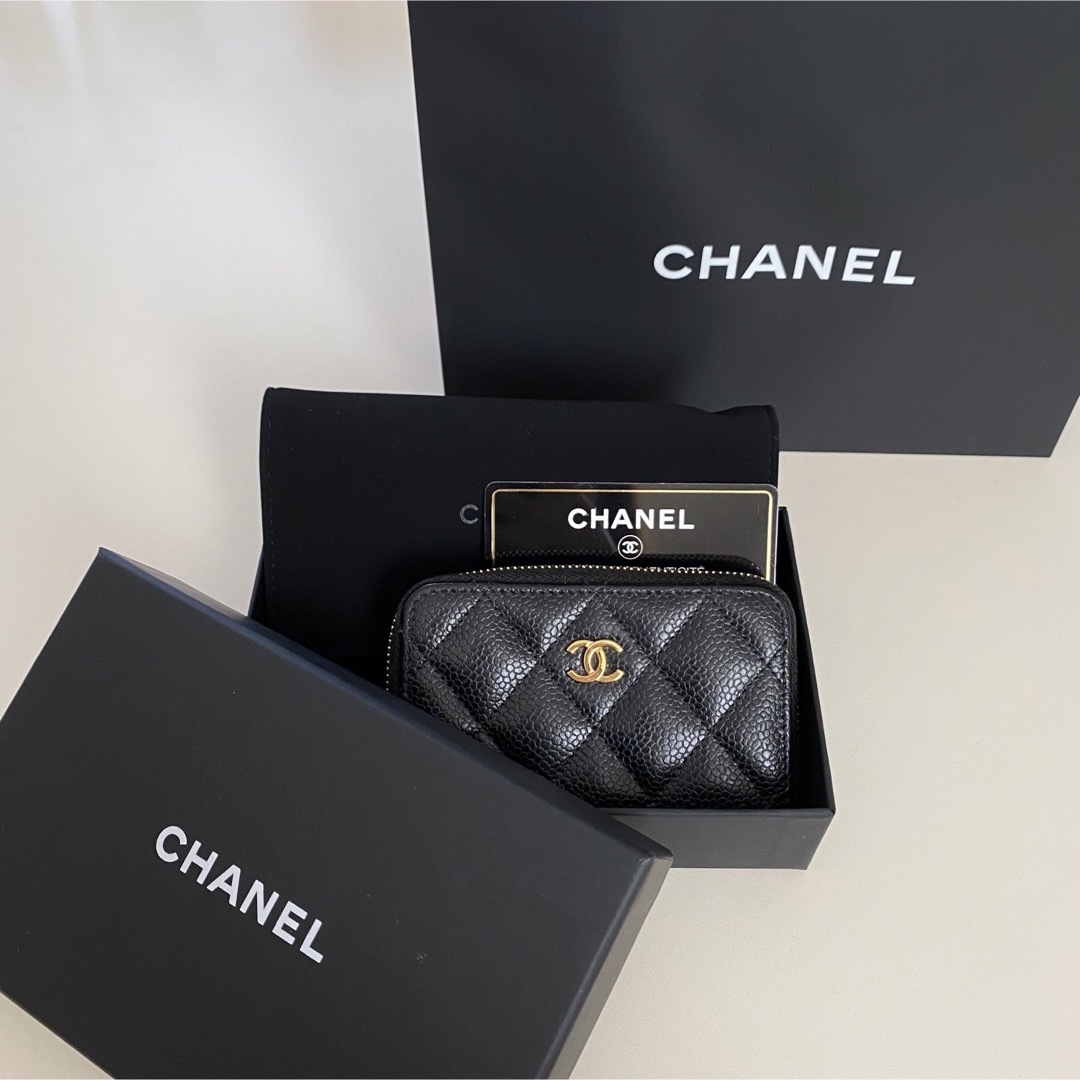 クラシック ジップ コインパース　CHANEL