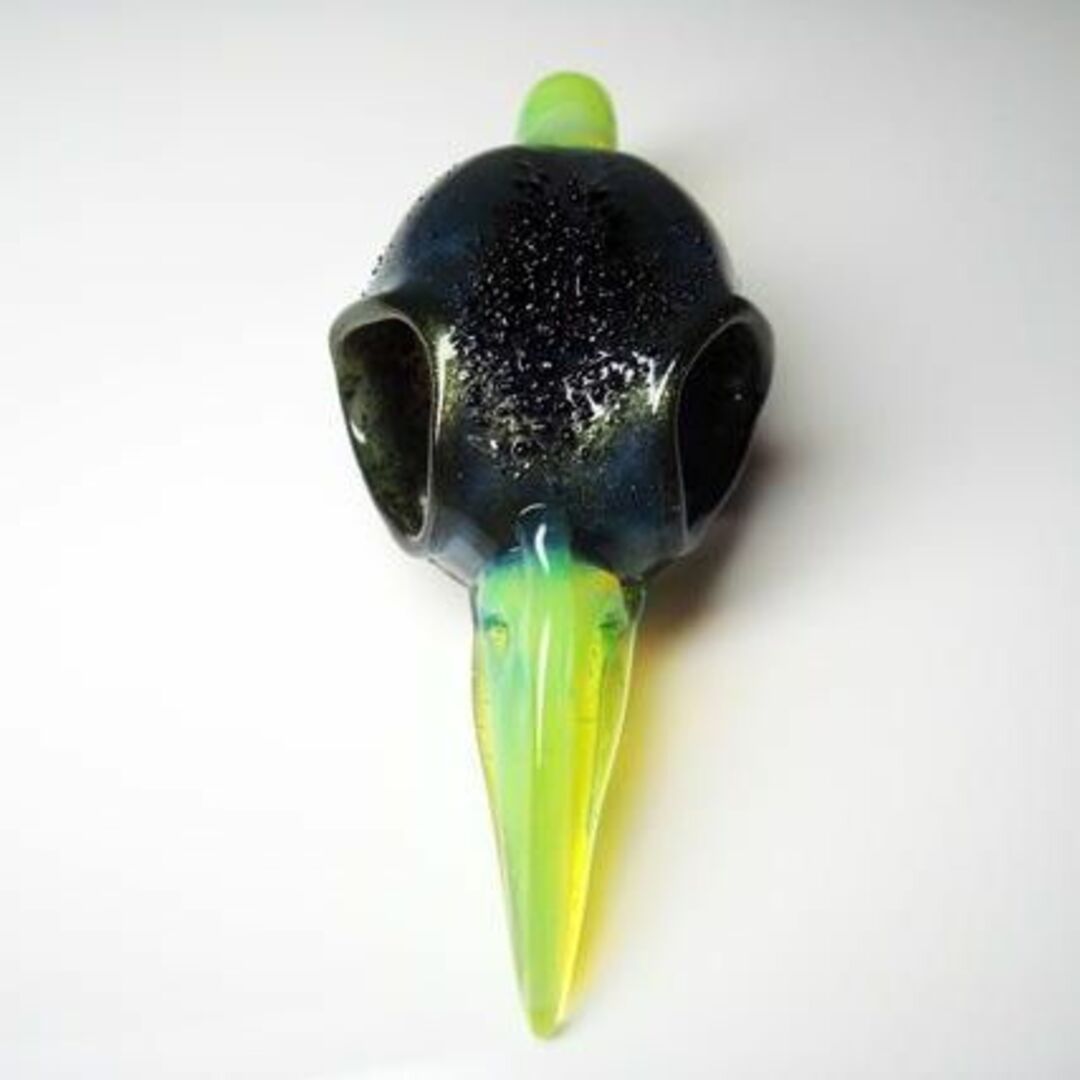 BIRD SKULL バードスカル ガラスペンダントヘッド BS3