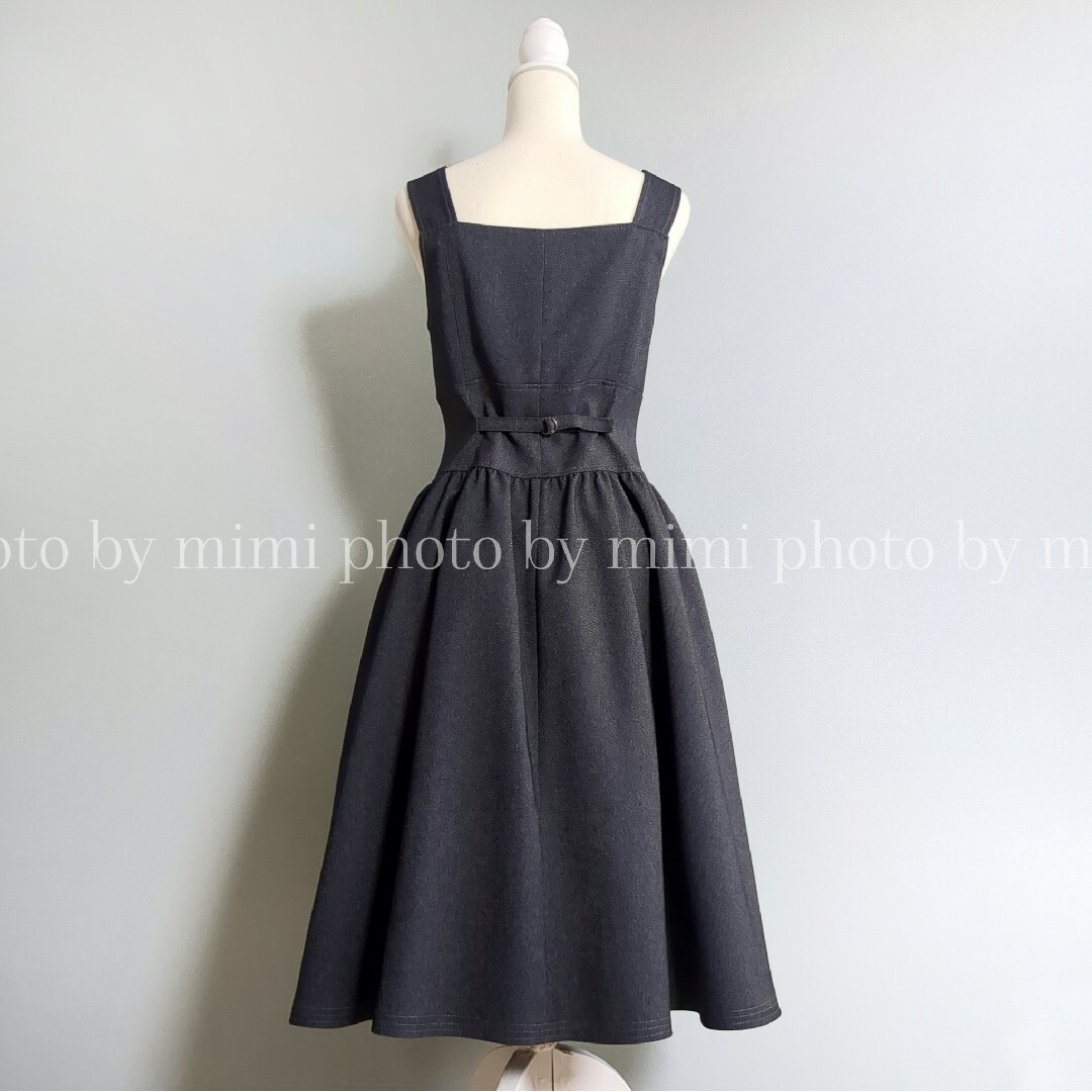 M'S GRACY - M'S GRACY*WEB掲載*フラワーボタンジャンパースカートの