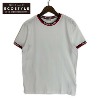 モンクレール(MONCLER)のモンクレール 18年製 白 ロゴリブ Tシャツ M(その他)