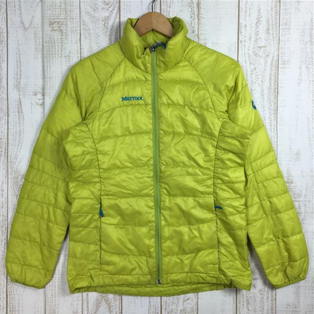 MARMOT(マーモット)のWOMENs L  マーモット コンパクト ダウン ジャケット COMPACT DOWN JACKET MARMOT MJD-F1516W イエロー系 レディースのファッション小物(その他)の商品写真