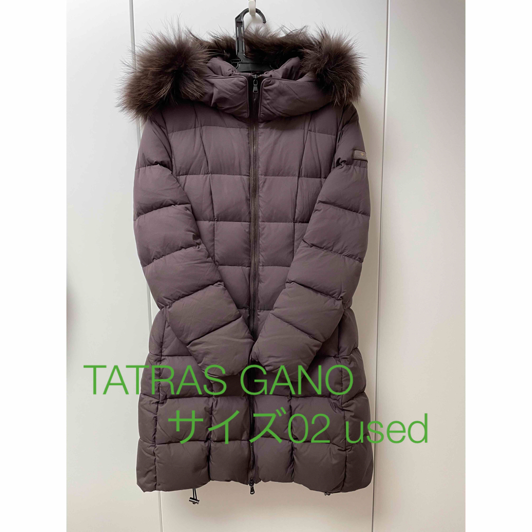 TATRASGANOTATRAS ダウンコート GANO カラーBROWN サイズ02 used