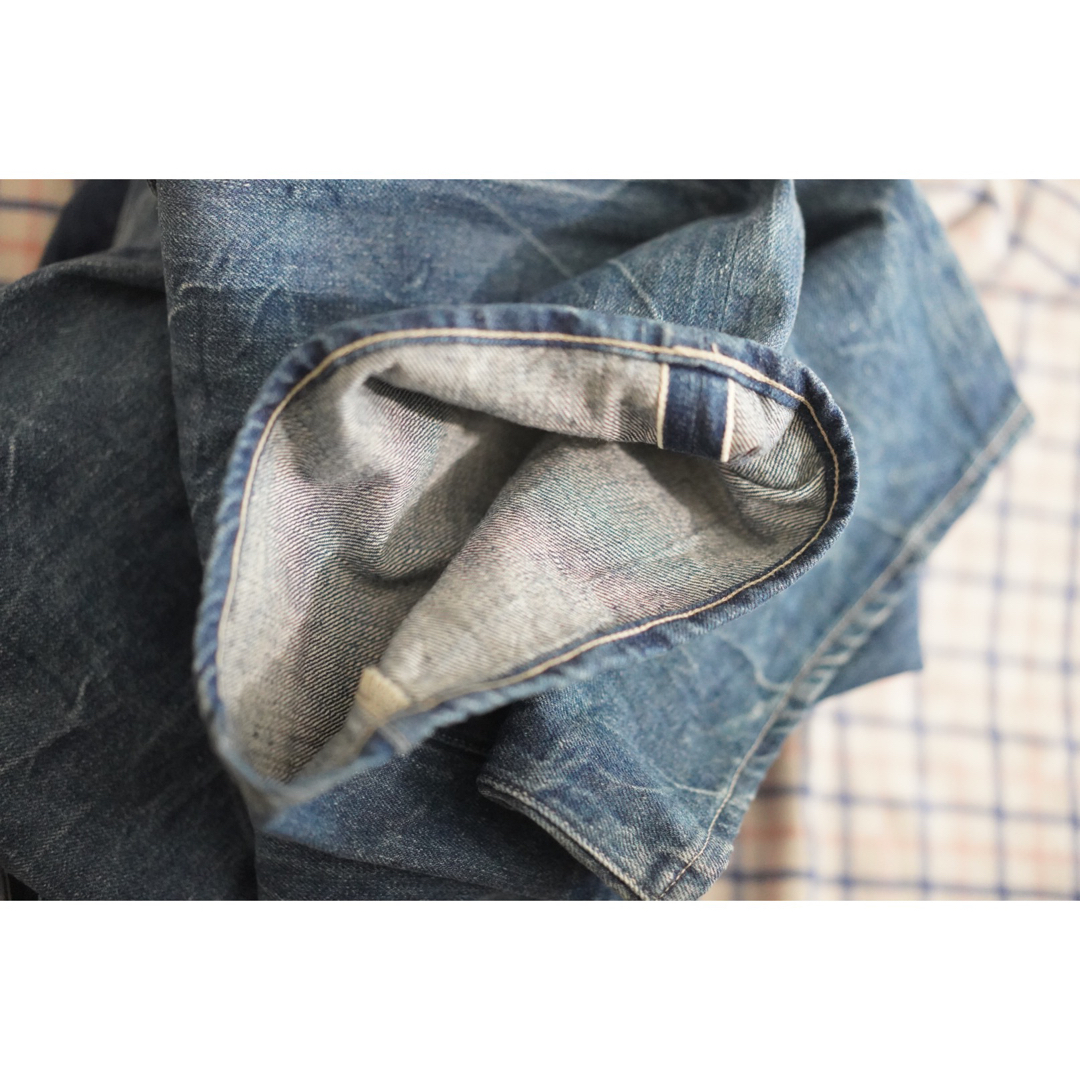 SELVEDGE FADED LIGHT DENIM PANTS サイズ5