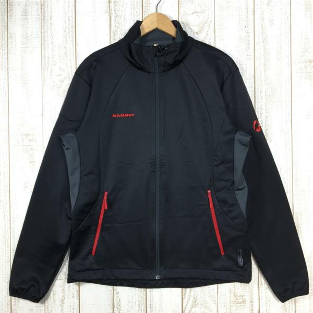 MENs L マムート スノードン ジャケット Snowdon Jacket Softech ソフトシェル MAMMUT 1010-08720  ブラック系 | フリマアプリ ラクマ