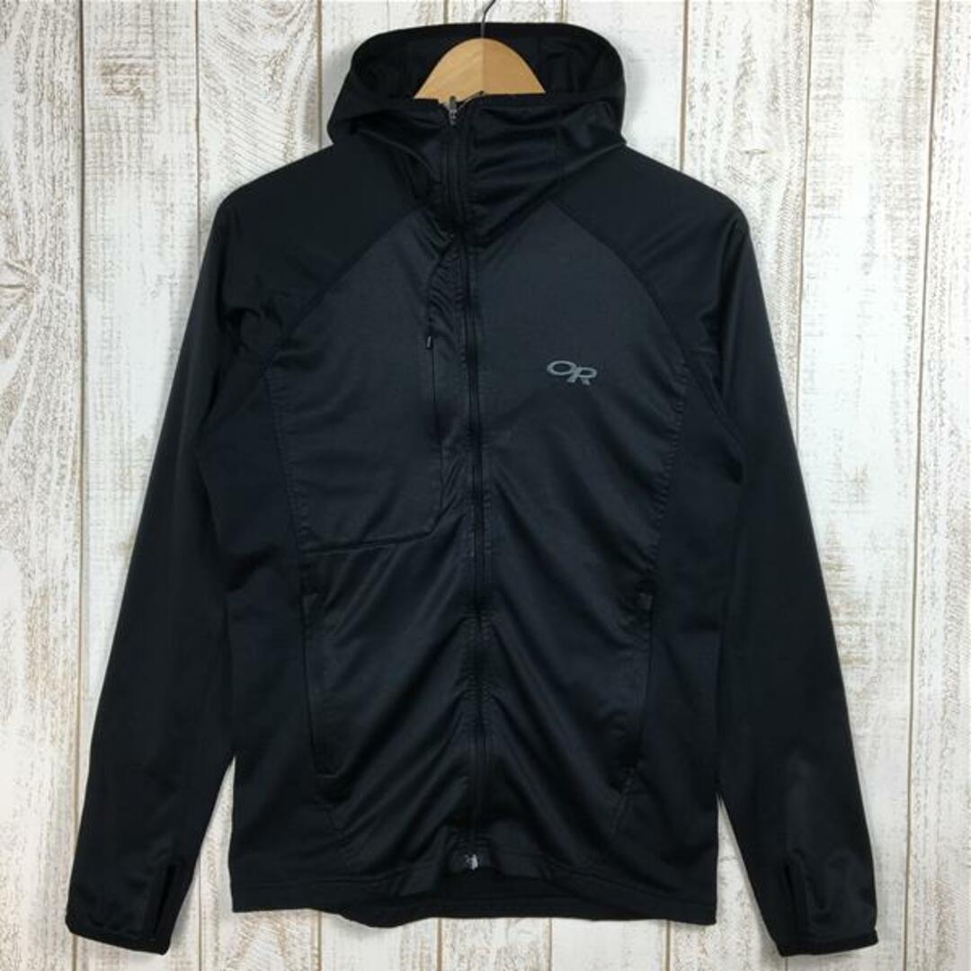 MENs S アウトドアリサーチ セントリフュージ ジャケット Centrifuge Jacket ソフトシェル フリース フーディ OUTDOOR  RESEARCH 56125 ブラック系 | フリマアプリ ラクマ