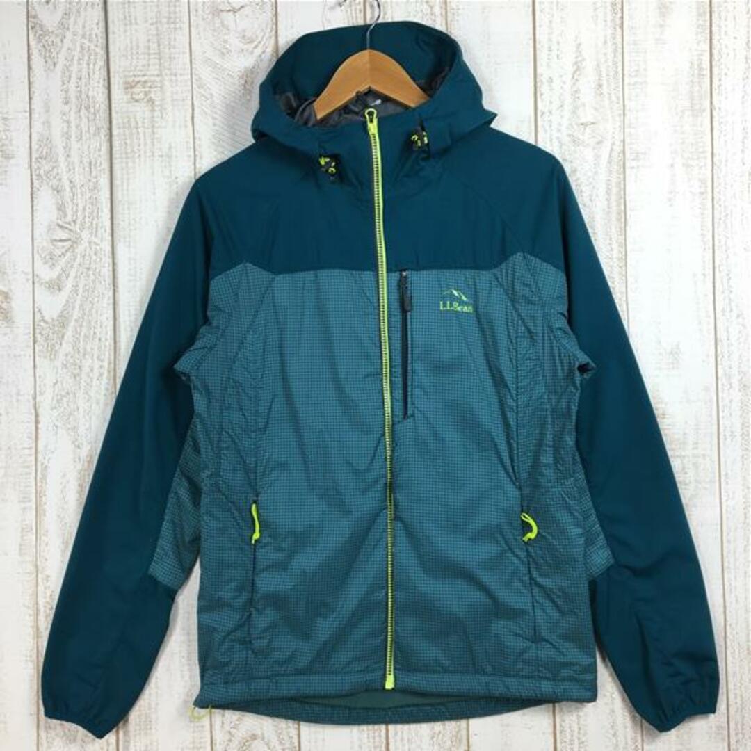 MENs S  エルエルビーン ポーラテックアルファ インサレーション ハイブリッド ジャケット フーディ アクティブインサレーション LLBEAN 293881 グリーン系