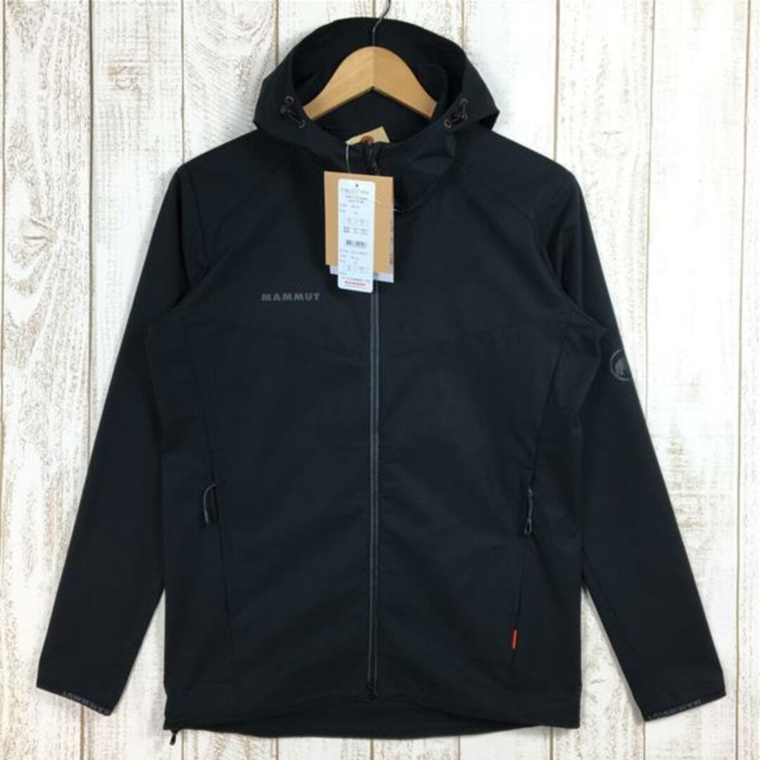 MENs XS  マムート グラナイト ソフトシェル フーデッド ジャケット GRANITE SO Hooded Jacket フーディ MAMMUT 1011-00321 0001 Black ブラック系