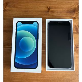 アイフォーン(iPhone)の【美品】iPhone 12mini ブルー(スマートフォン本体)