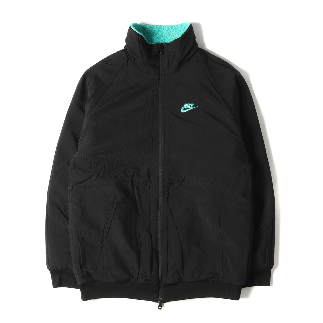 NIKE ナイキ ジャケット サイズ:L ビッグスウッシュ リバーシブル ボア ジャケット BIG SWOOSH BOA JACKET 19AW ジェイド ブラック アウター ブルゾン【メンズ】