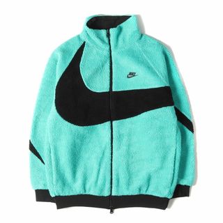 NIKE Swoosh boa jacket XS BLACK/GREEN