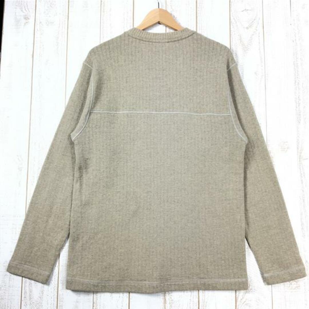 patagonia(パタゴニア)のMENs M  パタゴニア 2003 チャンネル ウール Vネック セーター Channel Wool V-Neck Sweater 生産終了モデル 入手困難 PATAGONIA 51306 176 Retro Khaki Heather ベージュ系 メンズのメンズ その他(その他)の商品写真