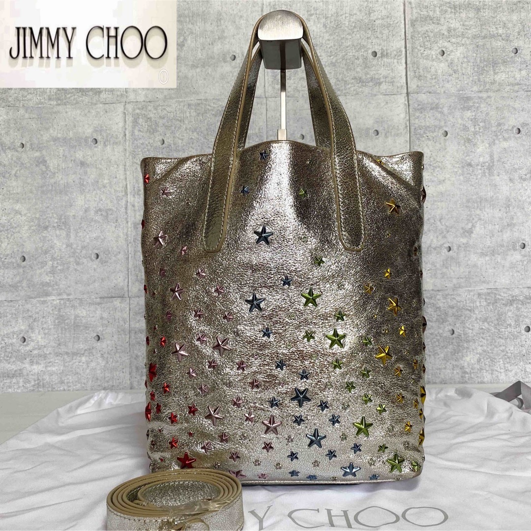 ロイヤルブランド0924専用品JIMMY CHOO♡日本限定10周年記念 RAINBOW 2WAYバッグ