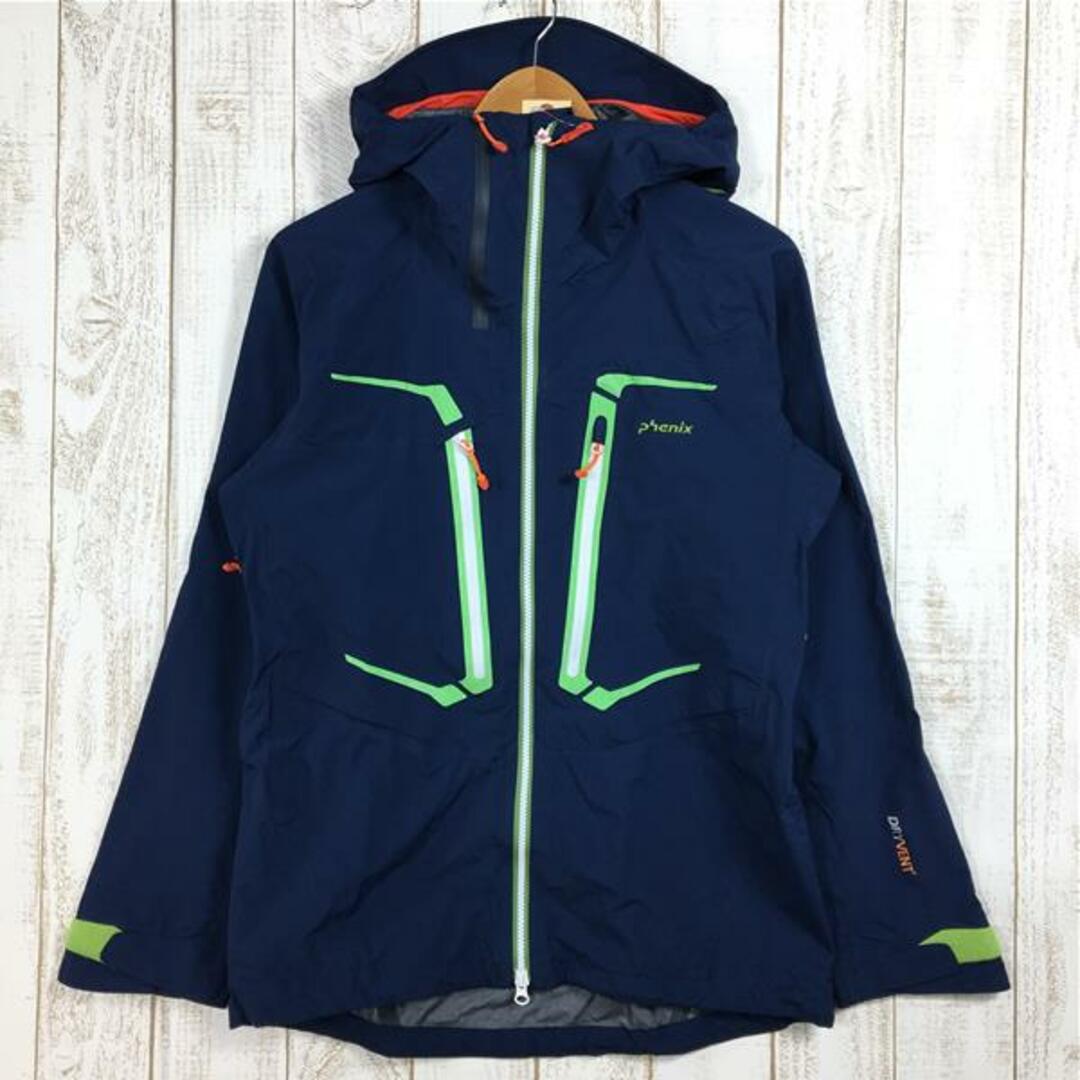 サイズMENs M  マーベルピーク by フェニックス クランバー スリーレイヤー ジャケット Clamber 3L Jacket DryVent防水透湿 アルパイン ハードシェル フーディ MARVEL PEAK by PHENIX PM612ST01 ネイビー系