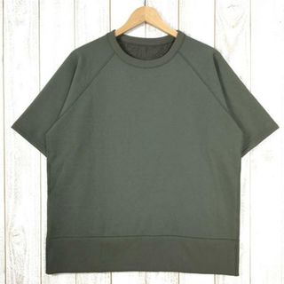 MENs Tall  アンハーフドローイング 海千山千會 オリジナル スウェット シャツ ハーフスリーブ ORIGINAL SWEAT SHIRTS HALF SLEEVE UNHALFDRAWING グリーン系(その他)