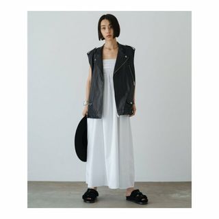 パルグループアウトレット(PAL GROUP OUTLET)の【オフホワイト】【Loungedress】ギャザーキャミワンピース(ロングワンピース/マキシワンピース)