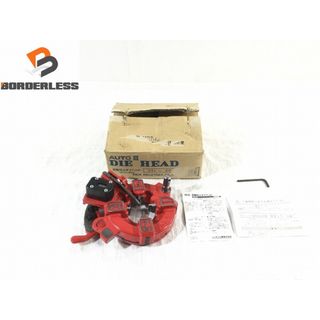 ☆長期保管品☆REX レッキス工業 自動切上ダイヘッド チェーザ付 25A-40A AD 1-1 1/2 ねじ切り 79570(工具)