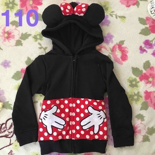 ディズニー(Disney)のミニーマウス　パーカー　110(ジャケット/上着)