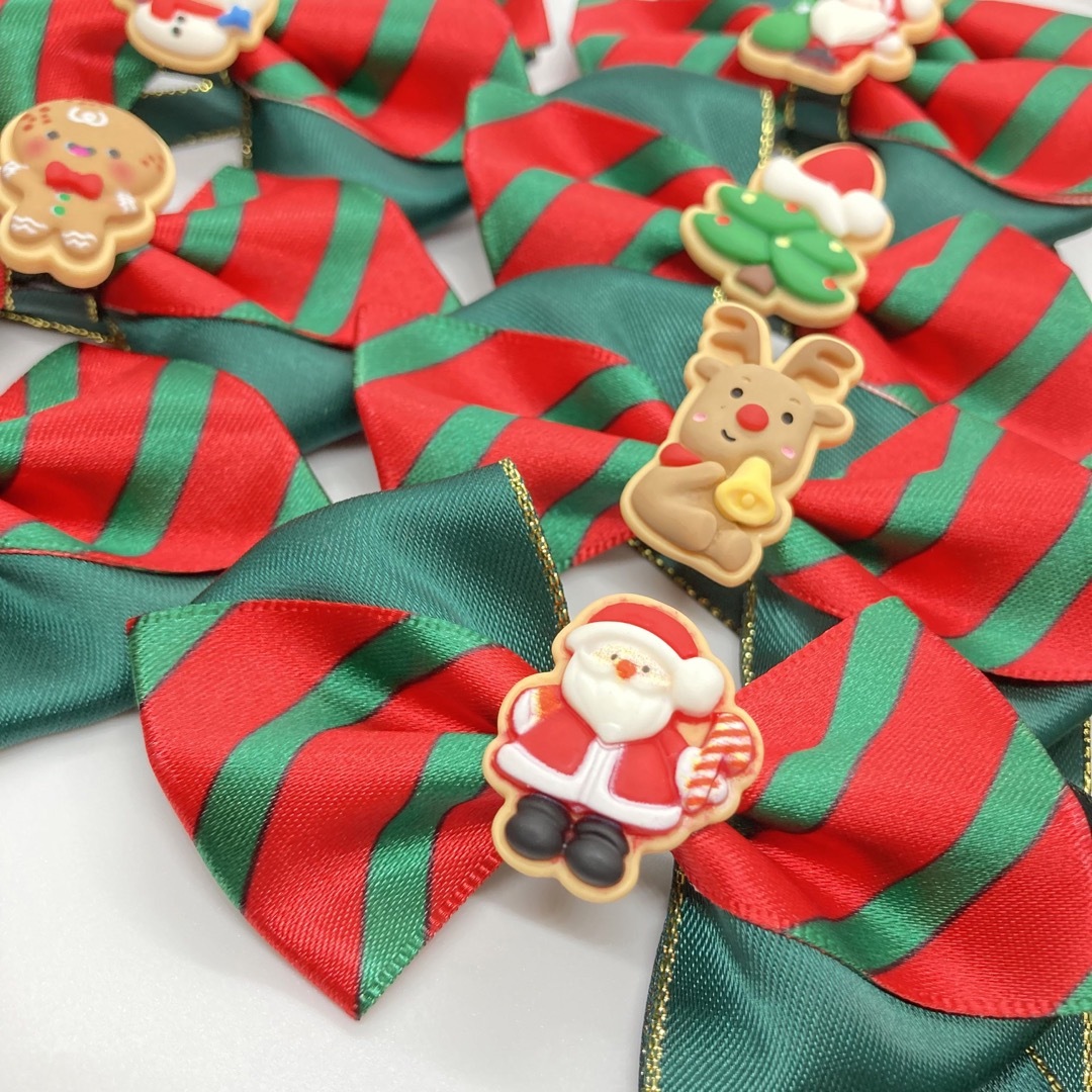 ④クリスマストリミングチョーカー18本セットSサイズ(結ぶタイプ) | フリマアプリ ラクマ