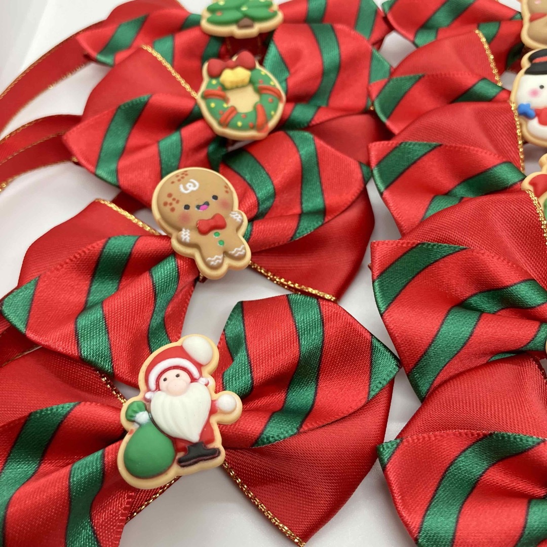 ④クリスマストリミングチョーカー18本セットSサイズ(結ぶタイプ)