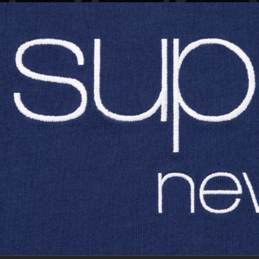 Supreme Classic Logo Tee Navy XL