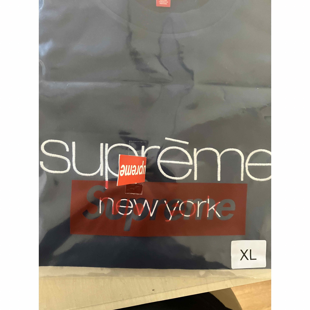 Supreme Classic Logo Tee Navy XL