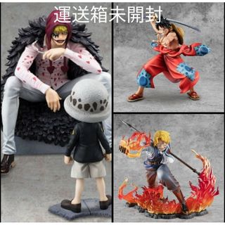 メガハウス(MegaHouse)の未開封　ワンピース　フィギュア POP コラソン　ロー　ルフィ　サボ(キャラクターグッズ)