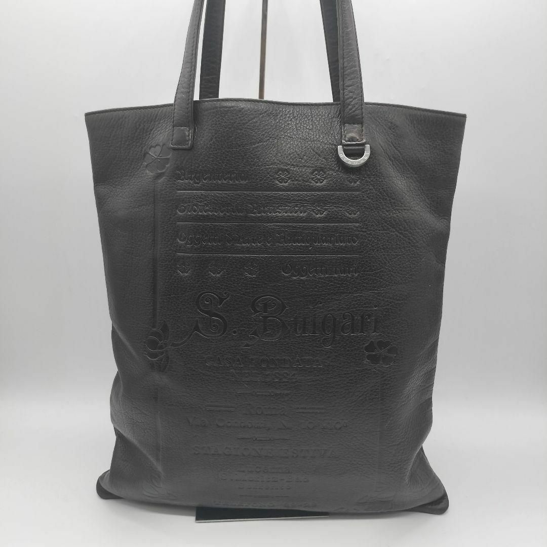 BVLGARI(ブルガリ)の激レア✨ブルガリ トートバッグ コレツィオーネ ビジネス A4 レザー ブラウン メンズのバッグ(トートバッグ)の商品写真