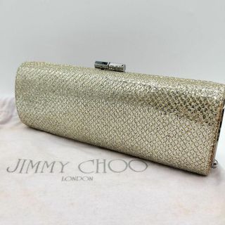 JIMMY CHOO - ジミーチュウ JIMMY CHOO クラッチバッグ レッド ユニ