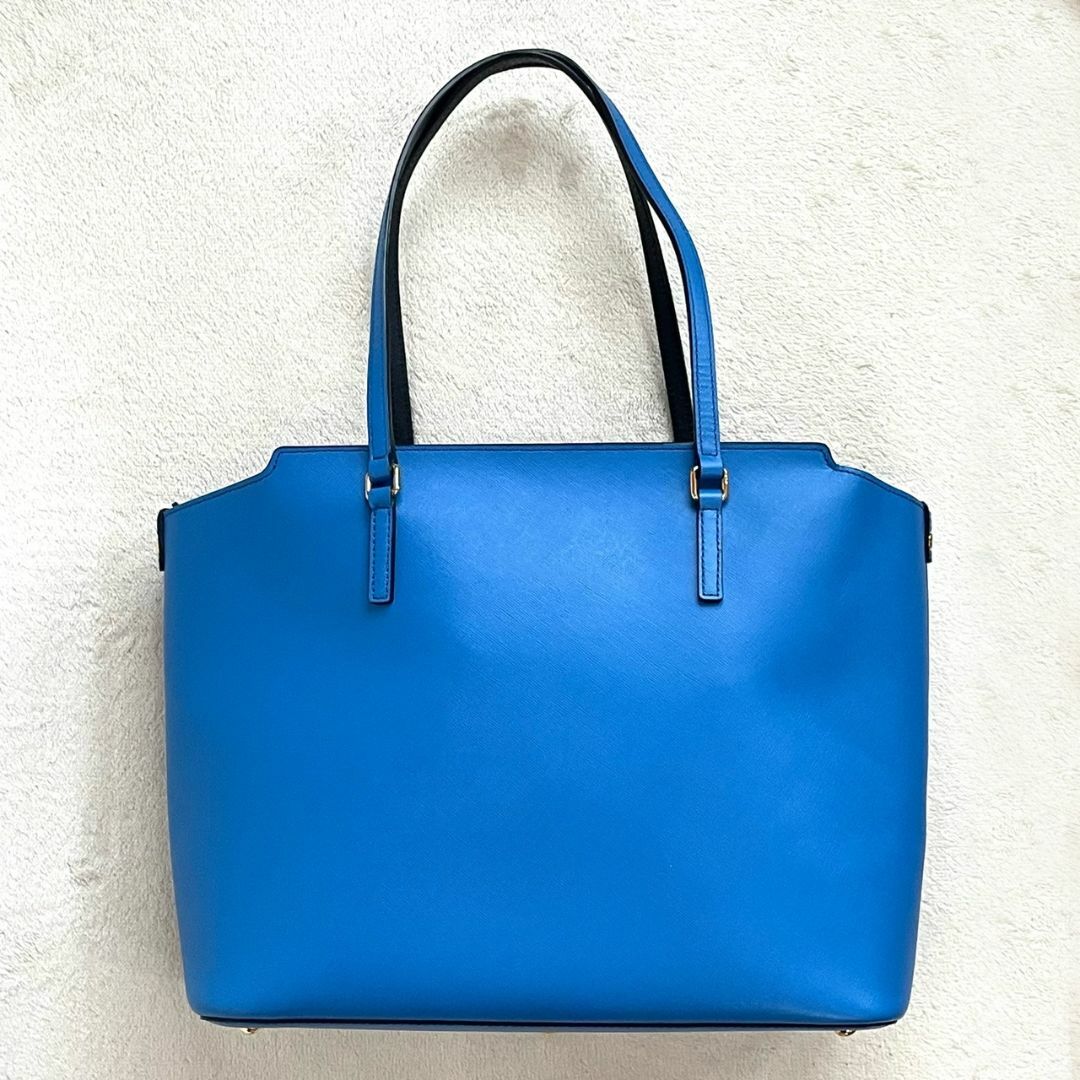 MCM - 希少カラー 美品 MCM トートバッグ 2way A4 大容量 ブルー