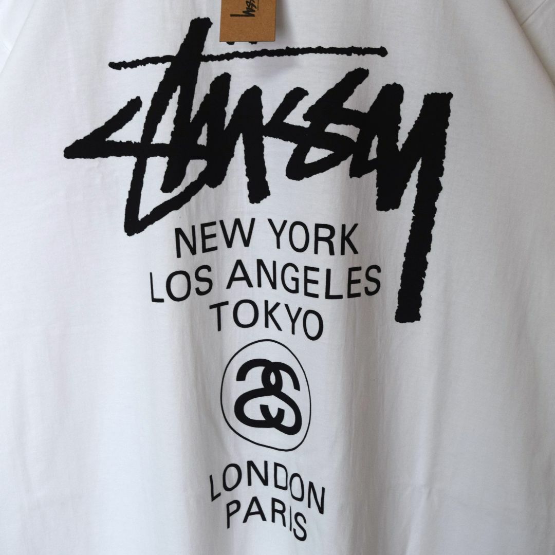 【Lサイズ】新品 stussy ステューシー Tシャツ ホワイト