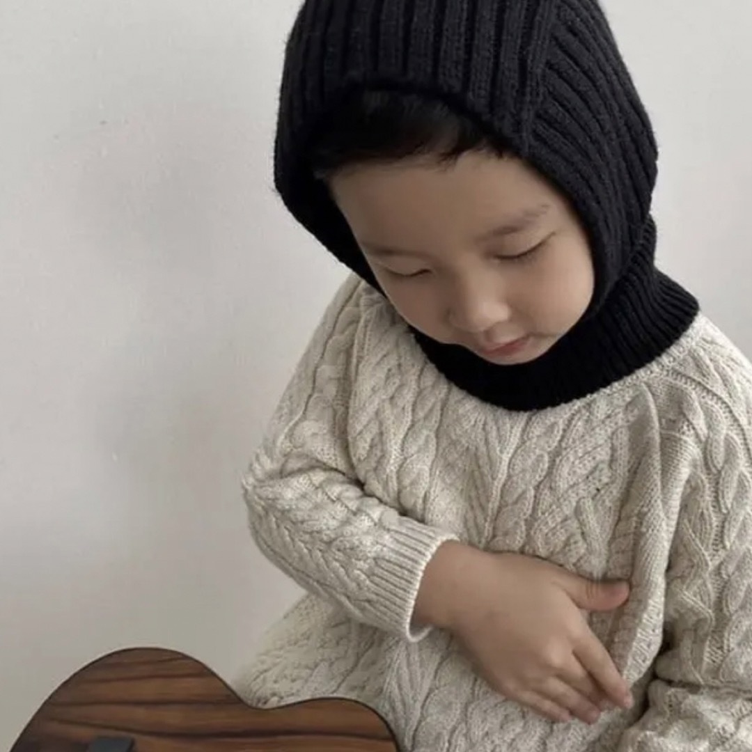 aosta アオスタ twist knit 韓国子供服 アオスタMサイズ キッズ/ベビー/マタニティのキッズ服男の子用(90cm~)(ニット)の商品写真