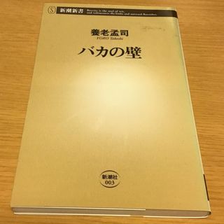 バカの壁、超バカの壁(その他)