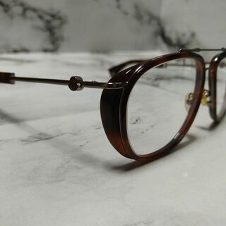 1891超美品　モンクレール　50604　メガネ　眼鏡　度弱　鼈甲柄　ビンテージ