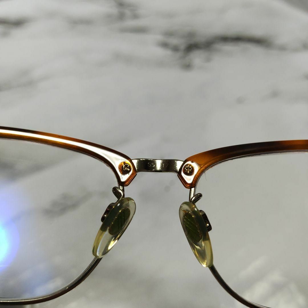 1892超美品 バーバリー 3316 眼鏡 メガネ 度強 鼈甲柄 アンバー
