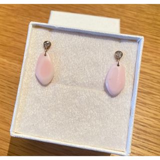 agete - アパタイト&パールピアス アガット 未使用品の通販 by