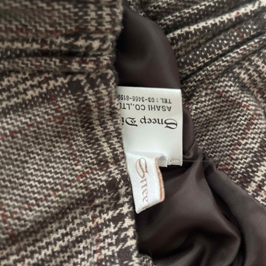 Sneep Dip(スニープディップ)のスニープディップ　タータンチェック柄ミニスカート 茶色 レディースのスカート(ミニスカート)の商品写真