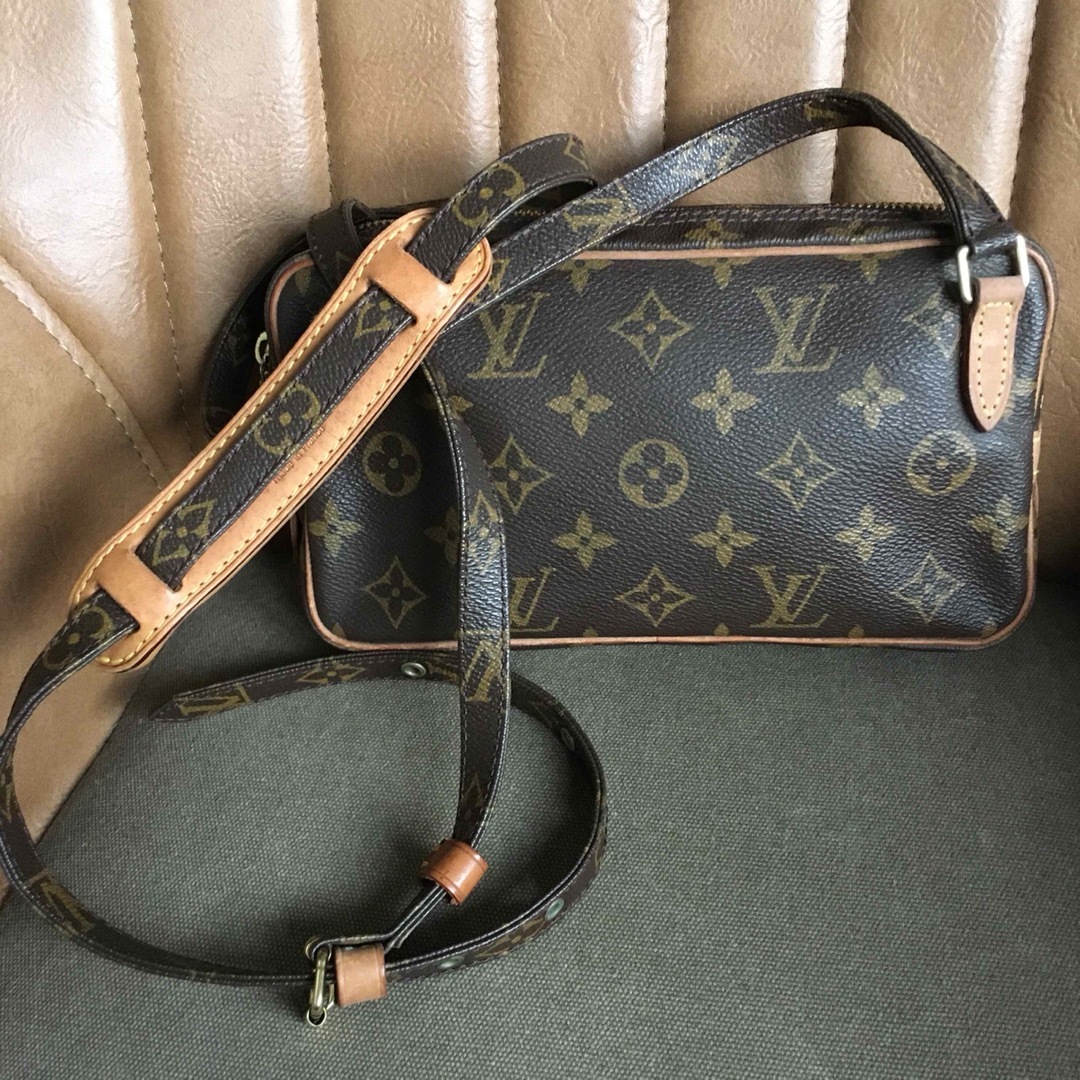 美品【LOUIS VUITTON】マルリーバンドリエール ショルダーバッグ