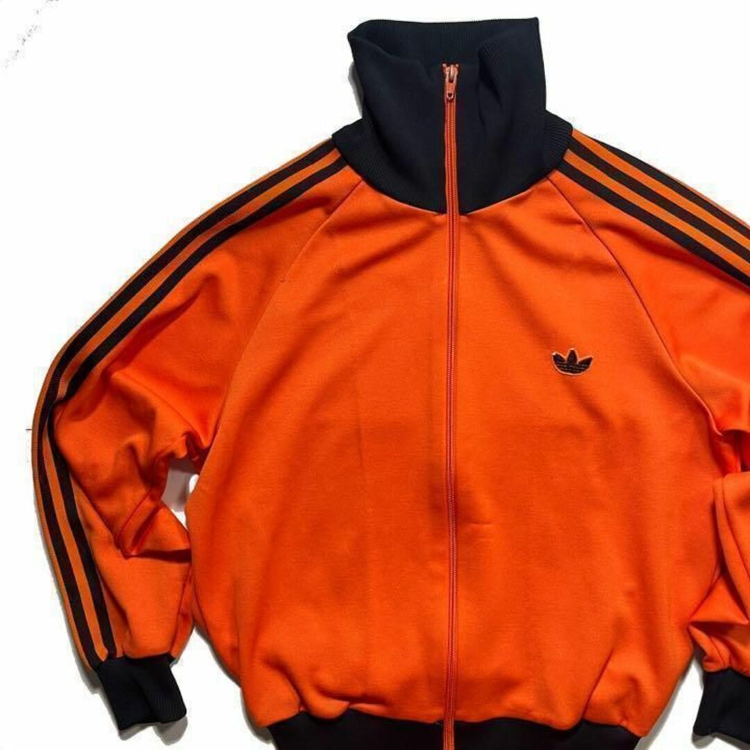 【adidas】80sアディダストラックジャケットジャージ　ヴィンテージ