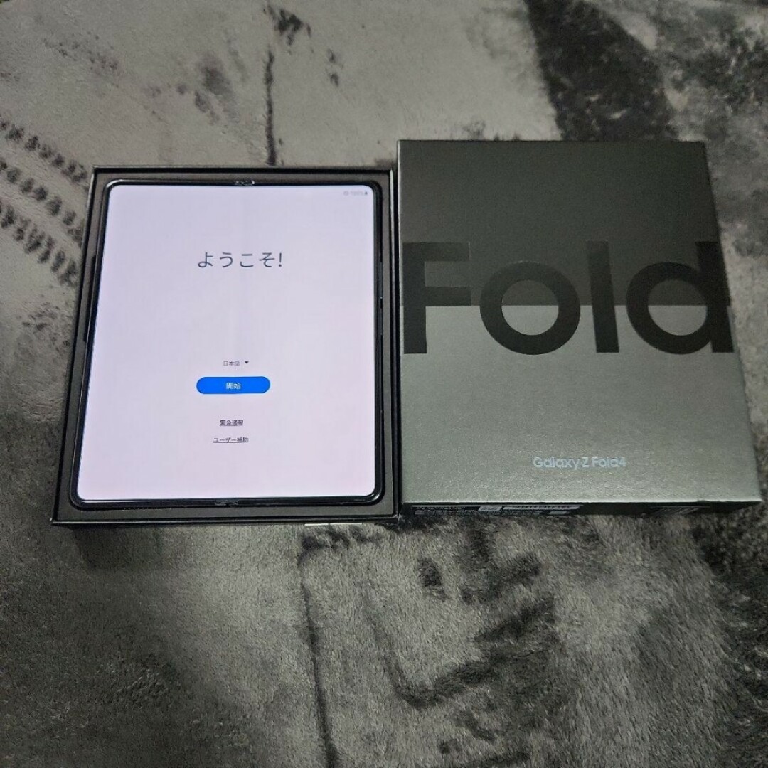 Galaxy Z Fold4 Gray Green 256 SIMフリー 韓国版 - スマートフォン本体