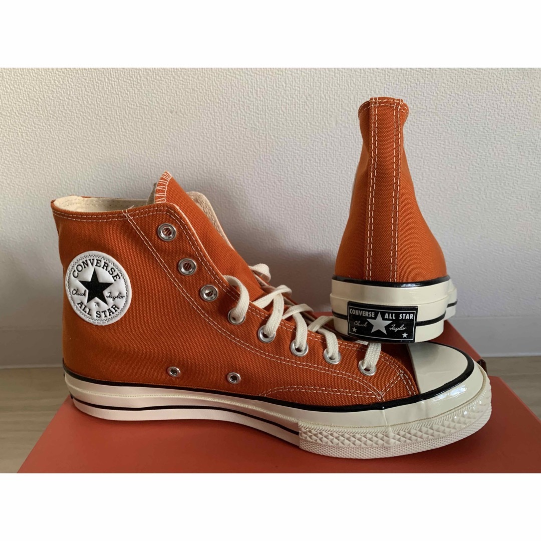 27㎝ CONVERSE CT70 チャックテイラー コンバース オレンジスニーカー